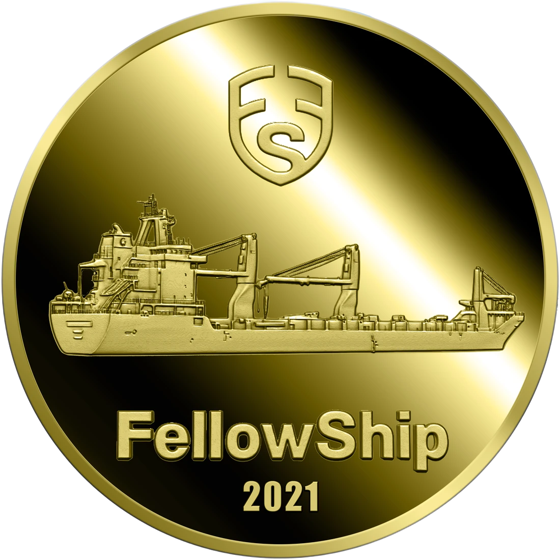 FellowShip Owner's Edition, Schiffsmotiv auf der Prägung